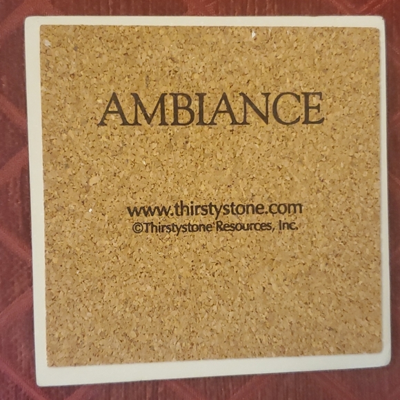 Card themed absorbent ceramic coasters - Picture 4 of 4